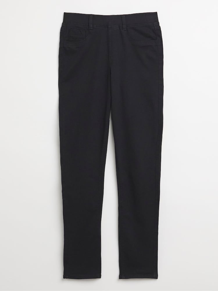 JD Williams Black/Indigo Slim Jeggings 2 Pack - Image 6 of 6