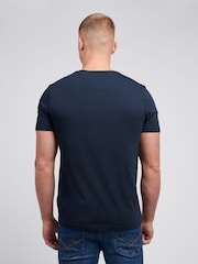 Blau - U.S. Polo Assn. Mens Authentic Graphic 100% Cotton T-Shirt - Bild 4 von 7