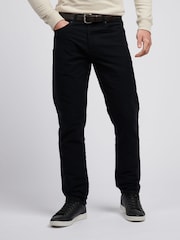 U.S. Polo Assn. Black Mens Moleskin 5 Pocket Trousers - Image 1 of 6