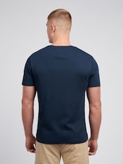 U.S. Polo Assn. Blue Mens 100% Cotton Premium Graphic T-Shirt - Image 4 of 4