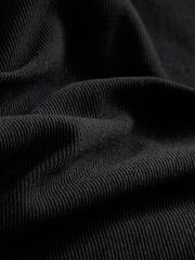 Black Wide Leg Denim Jersey Leggings - Image 7 of 7