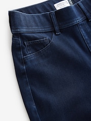 Rinse Blue Wide Leg Denim Jersey Leggings - Image 6 of 7