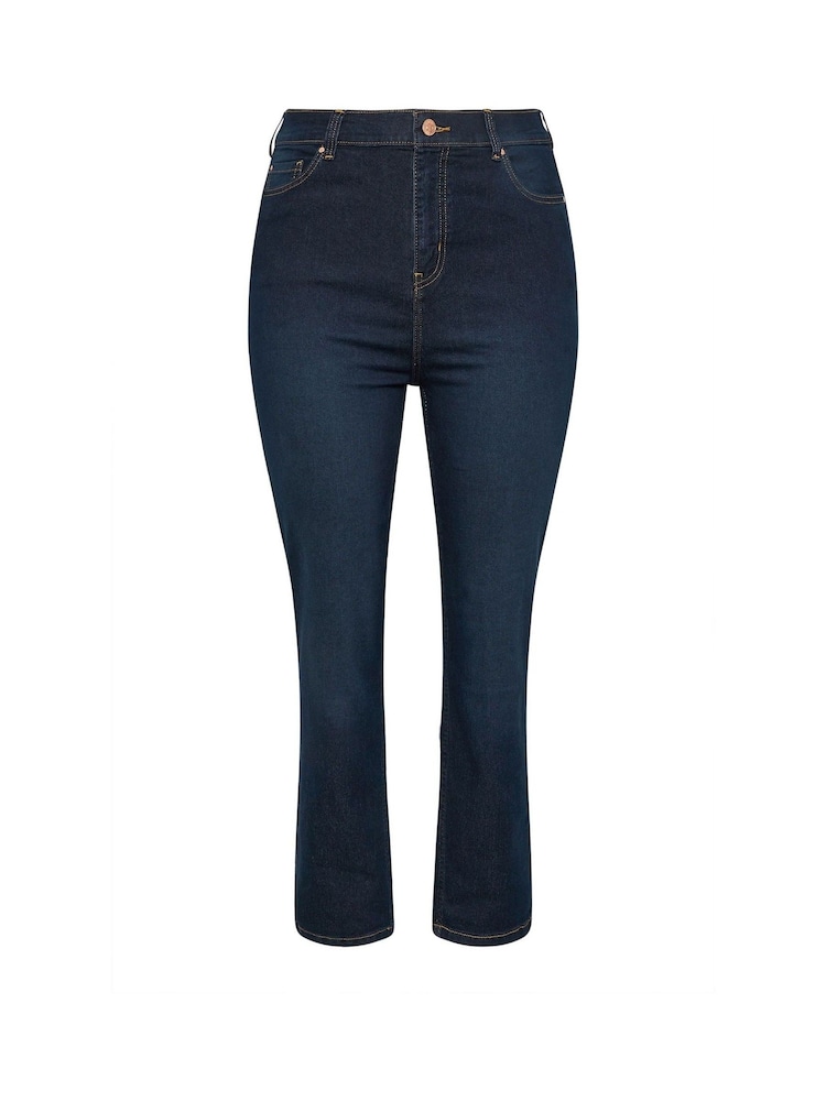 Yours Curve Blue Ruby Straight Leg Jeans - Image 6 of 6 Yours Curve Blue Ruby Straight Leg Jeans - Image 6 of 6
