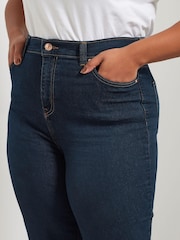 Yours Curve Blue Ruby Straight Leg Jeans - Image 8 of 12