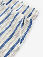 Baker by Ted Baker Textured Stripe Shirt T-Shirt and Shorts Set - Image 17 of 17