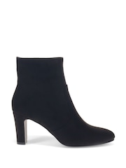 Pavers Black Block Heeled Ankle Boots - Image 1 of 5
