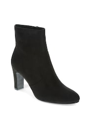 Pavers Black Block Heeled Ankle Boots - Image 2 of 5