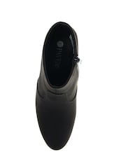 Pavers Black Block Heeled Ankle Boots - Image 4 of 5