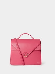 Osprey London Pink The Harper Leather Grab Bag - Image 1 of 7