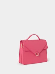 Osprey London Pink The Harper Leather Grab Bag - Image 3 of 7