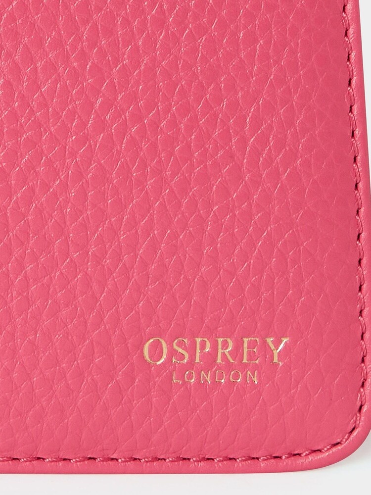 Osprey London Pink The Harper Leather Grab Bag - Image 7 of 7 Osprey London Pink The Harper Leather Grab Bag - Image 7 of 7