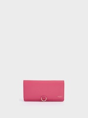 Osprey London Pink The Harper Matinee Leather Purse - Image 1 of 5