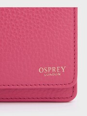 Osprey London Pink The Harper Matinee Leather Purse - Image 5 of 5