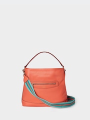 Osprey London Pink The Hendrix Leather Hobo Bag - Image 1 of 6