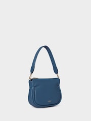 Osprey London Blue The Hendrix Leather Shoulder Bag - Image 3 of 5