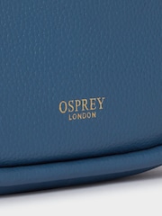 Osprey London Blue The Hendrix Leather Shoulder Bag - Image 5 of 5