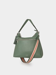 Osprey London Purple The Stella Leather Hobo Bag - Image 1 of 5