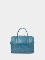 Osprey London Kellie Croc Grain Leather Laptop Bag - Image 2 of 6