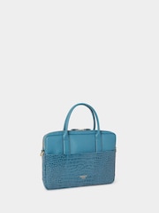 Osprey London Kellie Croc Grain Leather Laptop Bag - Image 3 of 6