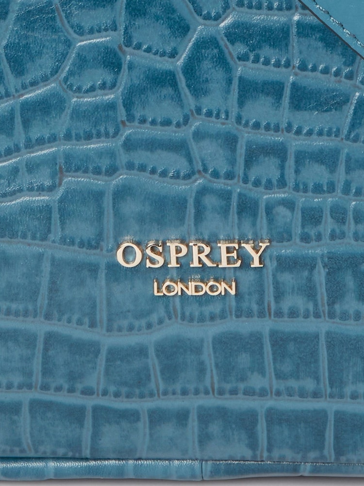 Osprey London Kellie Croc Grain Leather Laptop Bag - Image 6 of 6