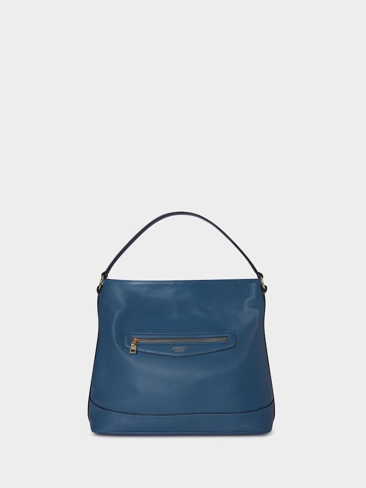 Osprey London Blue The Hendrix Leather Hobo Bag - Image 2 of 6