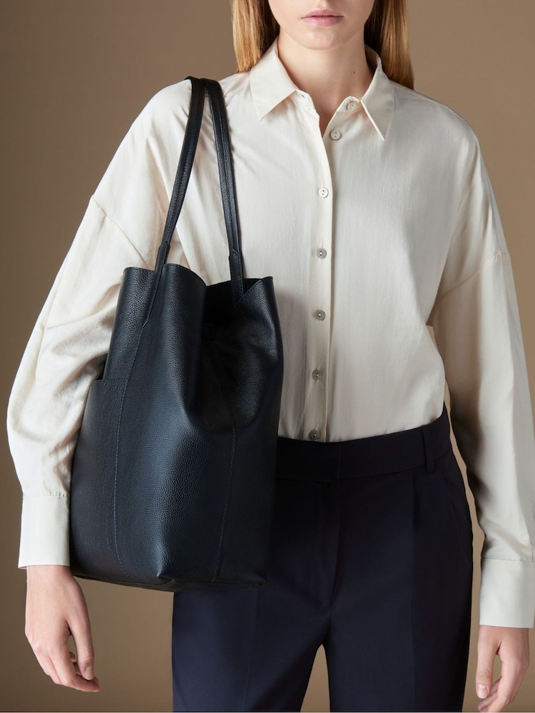 OSPREY LONDON The Primrose Hill Italian Leather Shoulder Tote Bag - Image 2 of 7