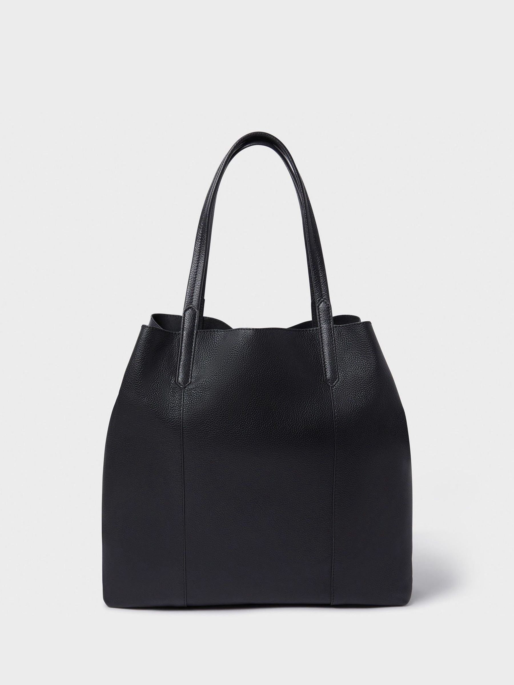 Buy OSPREY LONDON Black The Primrose Hill Italian Leather Shoulder