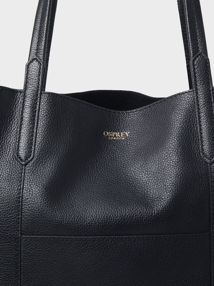 OSPREY LONDON The Primrose Hill Italian Leather Shoulder Tote Bag - Image 7 of 7