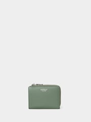Osprey London Purple The Stella Medium Leather Zip Purse - Image 1 of 6