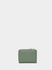 Osprey London Purple The Stella Medium Leather Zip Purse - Image 5 of 6