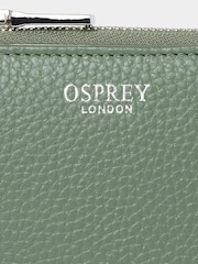 Osprey London Purple The Stella Medium Leather Zip Purse - Image 6 of 6