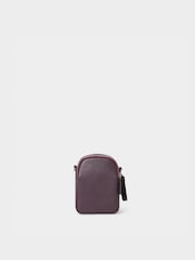 Osprey London Purple The Stella Leather Phone Bag - Image 5 of 6