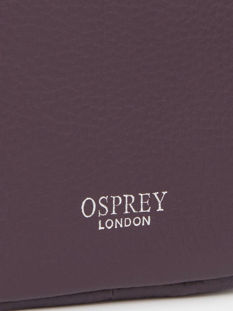 Osprey London Purple The Stella Leather Phone Bag - Image 6 of 6