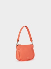 Osprey London Pink The Hendrix Leather Shoulder Bag - Image 4 of 6