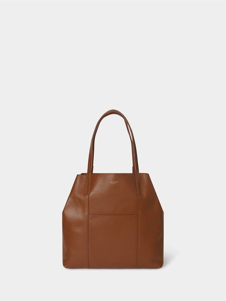 OSPREY LONDON The Primrose Hill Italian Leather Shoulder Tote Bag - Image 1 of 6