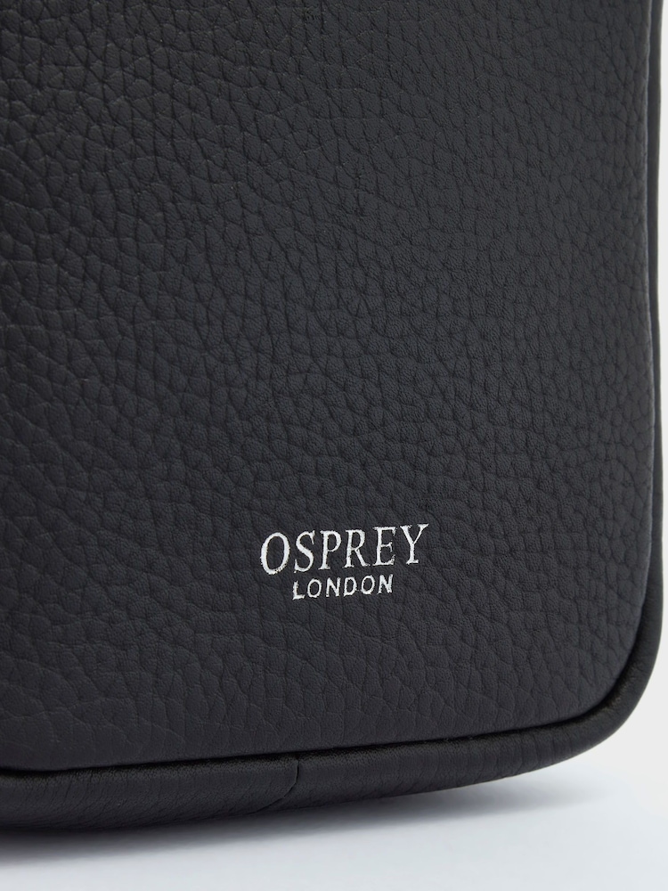 Osprey London The Stella Leather Black Phone Bag - Image 6 of 6