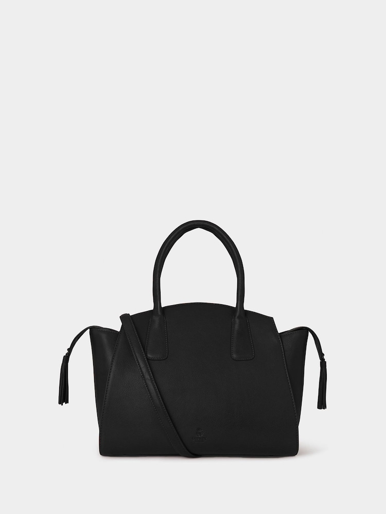 Osprey London The Hickstead Leather Black Work Bag - Image 1 of 6