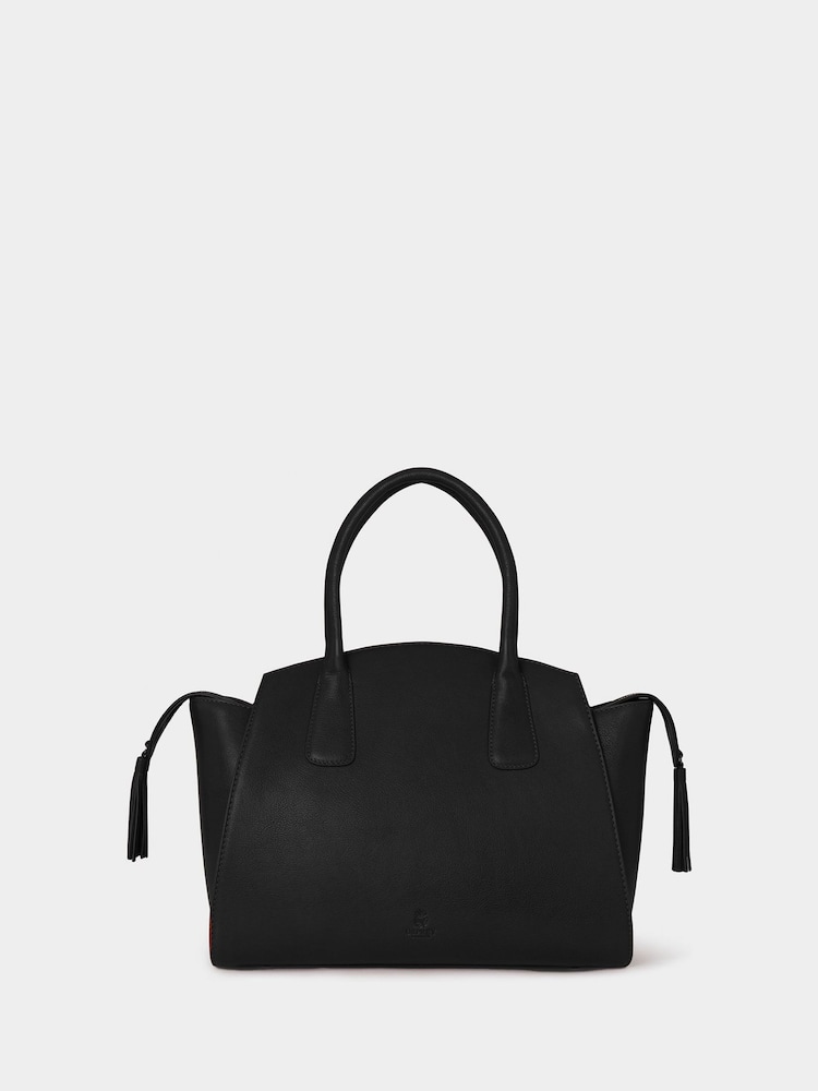 Osprey London The Hickstead Leather Black Work Bag - Image 2 of 6