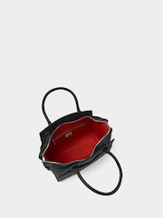 Osprey London The Hickstead Leather Black Work Bag - Image 4 of 6