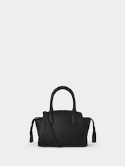 Osprey London The Hickstead Mini Leather Black Grab Bag - Image 1 of 6