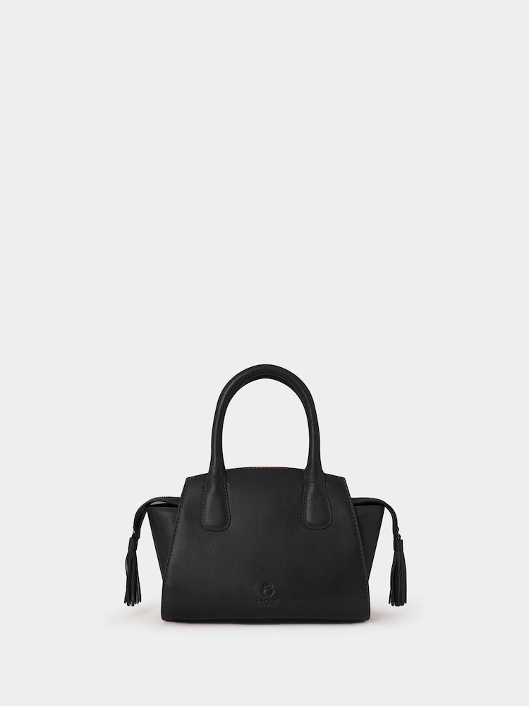 Osprey London The Hickstead Mini Leather Black Grab Bag - Image 2 of 6