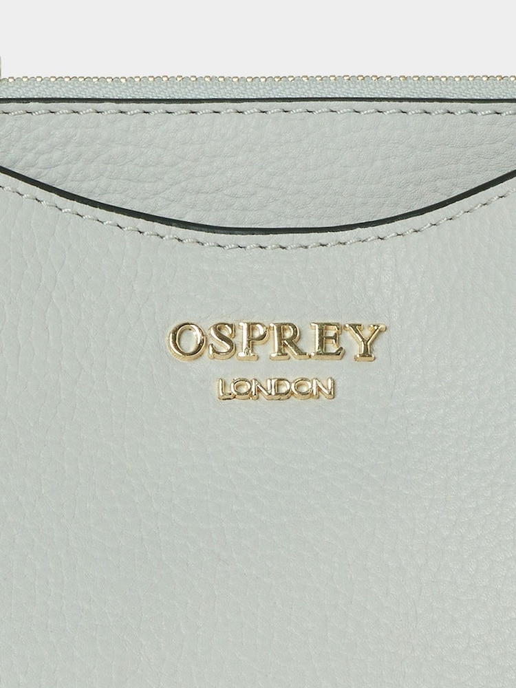 Osprey London Green The Winchester Leather Grab Bag - Image 6 of 6 Osprey London Green The Winchester Leather Grab Bag - Image 6 of 6