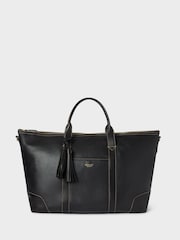 Osprey London The Savanna Leather Weekender Black Bag - Image 1 of 6