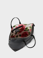 Osprey London The Savanna Leather Weekender Black Bag - Image 4 of 6