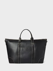 Osprey London The Savanna Leather Weekender Black Bag - Image 5 of 6