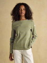 Verde - Blusa bretã Joules Harbour Boat Neck - Imagem 1 de 7