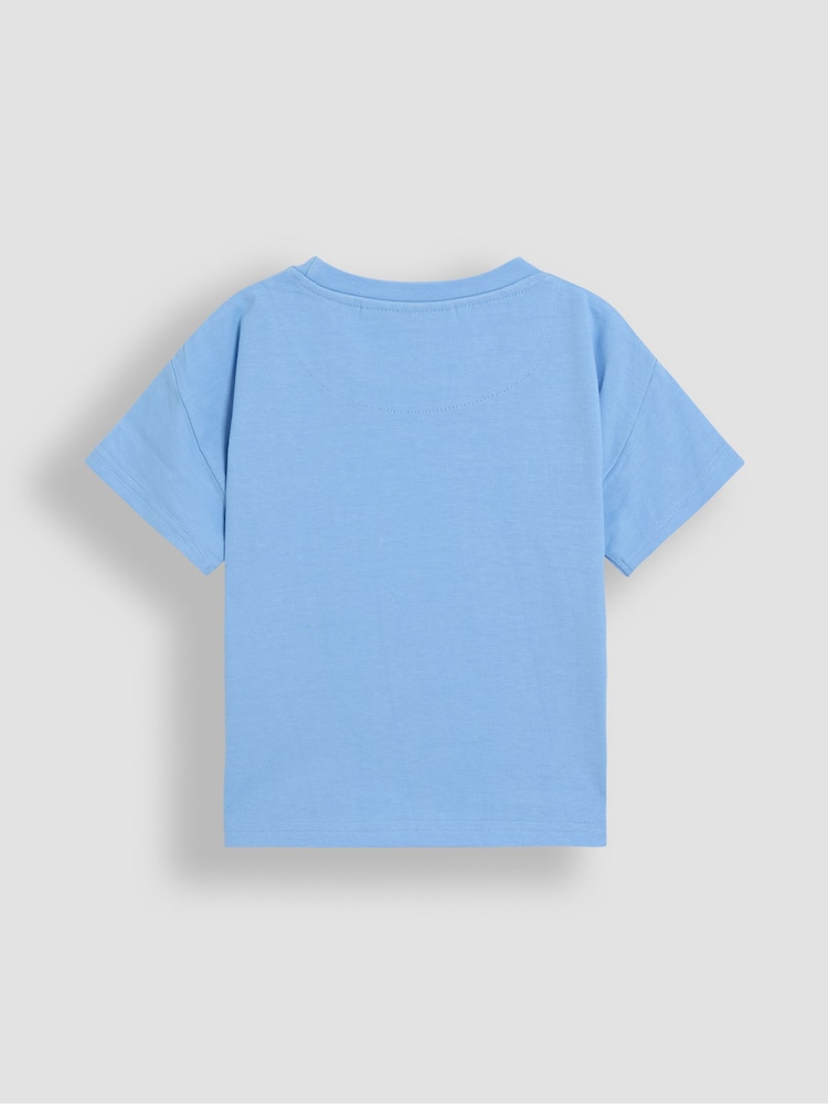 JoJo Maman Bébé Yellow Surf & Sun Graphic Printed and Plain T-Shirts 2 Pack - Image 5 of 5 JoJo Maman Bébé Yellow Surf & Sun Graphic Printed and Plain T-Shirts 2 Pack - Image 5 of 5