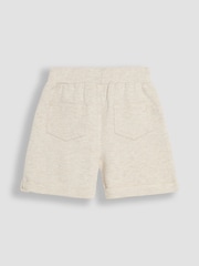 JoJo Maman Bébé Oatmeal Natural & Tan Brown 2-Pack Jogger Shorts - Image 5 of 5