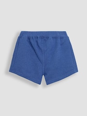 JoJo Maman Bébé Blue Lion Lion Appliqué Shorts - Image 3 of 4