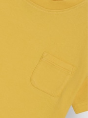 JoJo Maman Bébé Yellow Pineapple 2-Pack Printed & Plain T-Shirts - Image 7 of 7